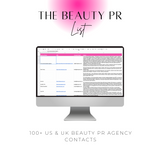The Beauty PR List & PR Gifting Guide