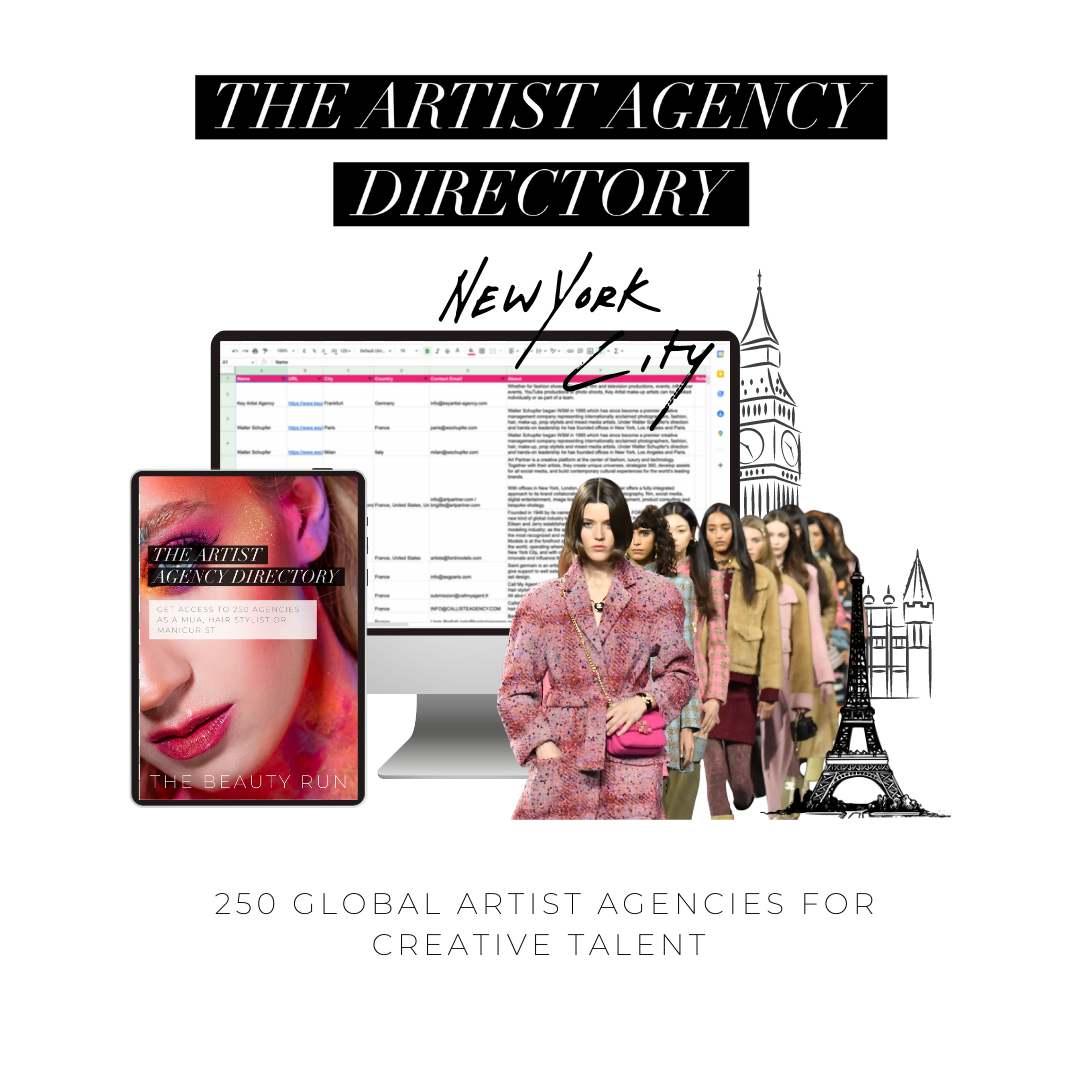 The Beauty Run | The Global Artist Agency Directory: 250 Agencies