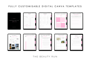 Visions to Reality Planner - Pink & Black Theme