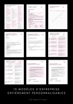 Makeup Artist Business Templates *FRENCH*
