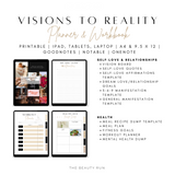 Visions to Reality Planner - Minimal Theme