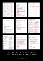 Makeup Artist Business Templates *SPANISH*