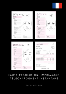 Makeup Artist Business Templates *FRENCH*