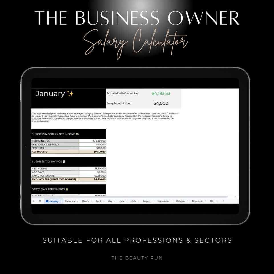 The Business Owner Salary Calculator